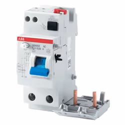 Bloc différentiel Abb DDA202 série (disjoncteur), avec les caractéristiques suivantes : 2 modules Connexion DIN (universelle  ...