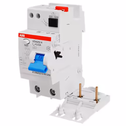 Bloc différentiel (disjoncteur), Abb série DDA202, avec les caractéristiques suivantes : 2 modules Connexion DIN (universelle ...