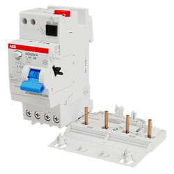 ABB - Bloc différentiel DDA204 4P 63A 300mA type a/s 2 modules B428002