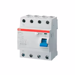 Inter. Dif. (F204) 4P 25A 30mA Ac 2CSF204023R1250 ABB 442041 Interrupteur Différentiel F204 4P 25A 30mA Ac