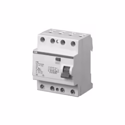 Description FI F204A-40/0, 03L 4P, Type A, 40A, 30mA, N gauche
