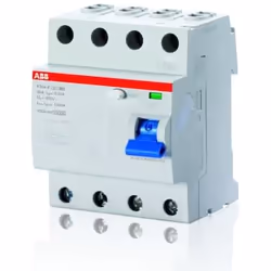 ABB F204 F-63/0.03, Disjoncteur différentiel, Type S, IP2X, 230 / 400 V