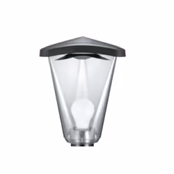 Lombardo LB12622-Transparent diffuseur-E27 IP66 Adapté à l'extérieur, diffuseur en polycarbonate. Dessus en technopolymère.Ré ...