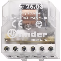 Informations techniques Charge de contact admissible : (lampes à incandescence ou halogènes 230 V) 800 W, (lampes fluorescent ...