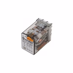Tension de bobine = 230V c.a. Configuration de contact = 3 RT Type de montage = Enfichable Courant de commutation = 10A Accro ...