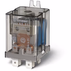 Relais de puissance 1NO 30A 220V DC patte de fixation Faston 250 071268 FINDER 653192200300Relais de puissance 1NO 30A 220V D ...