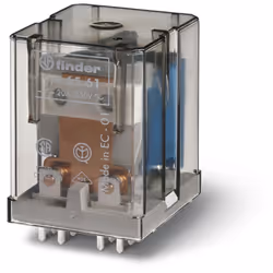 Fabricant FINDER Configuration SPST-NO contact (1 circuit ouvert en veille) Tension nominale de l'inducteur 24VDC Capacité de ...