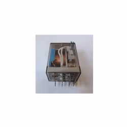 Relais industriel 4RT 7A 12V DC bouton test et indicateur mécanique FINDER 553490120040 Relais industriel, 4RT 7A 12V DC, mat ...