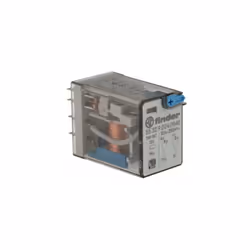 Tension de bobine = 24V c.c. Configuration de contact = 2 RT Type de montage = Enfichable Courant de commutation = 10A Accroc ...