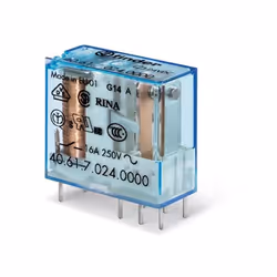 Tension de bobine = 12V c.c. Configuration de contact = 1 RT Type de montage = Montage sur CI Courant de commutation = 16A No ...
