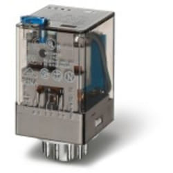 60.13.9.024.5240 Relais enfichable 24 v/dc 6 a 3 inverseurs (rt) 1 pc(s) Y522753 - Finder