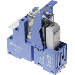 Finder - 58.34.9.012.0050 Module relais Tension nominale: 12 v/dc Courant de commutation (max.): 7 a 4 inverseurs (rt) 1