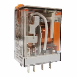 Relais Finder Type 55.32, pour usage général, avec les caractéristiques suivantes : Tension d'alimentation (50/60 Hz) AC 12 V ...