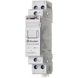 Finder - Télérupteur pour profilé 20.22.9.012.4000 2 no (t) 12 v/dc 16 a 4000 va 1 pc(s)