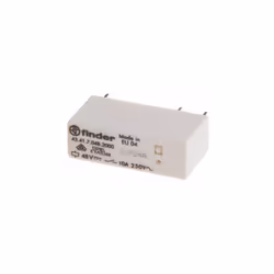 Tension de bobine = 48V c.c. Configuration de contact = 1 RT Type de montage = Montage sur CI Courant de commutation = 10A Ac ...