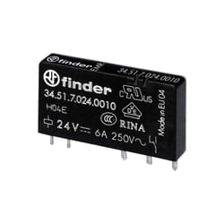 Finder 34.51.7.012.4010 Relais pour circuits imprimés 12 V/DC 6 A 1 inverseur (RT) 1 pc(s) Y527333