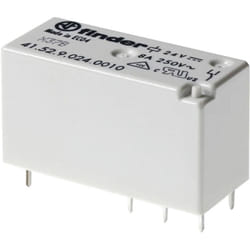 41.52.9.024.5010 Relais pour circuits imprimés 24 v/dc 8 a 2 inverseurs (rt) 1 pc(s) - Finder