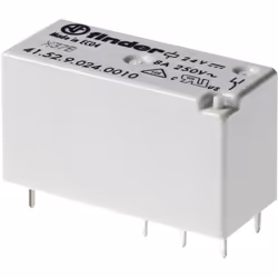 description Relais d'impression/d'alimentation 2 inverseurs pour contacts 8 A / 250 V AC : matériau de contact 5.0 mm AgNi, d ...