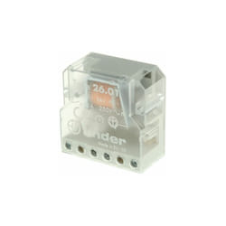 Finder - 26 Series Relais de puissance 1NO, bobine 24V c.a. Montage panneau 4.5W ( Prix pour 1 )