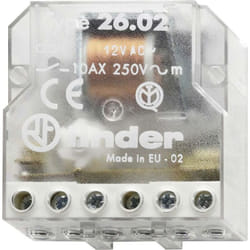 Finder - Télérupteur pour encastrement 26.04.8.012.0000 2 no (t) 120 v/ac 1 pc(s) W414312