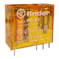 Finder - Mini Relais 1 inverseur 16A 24VAC alternatif bobine 406180240000PAC