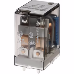 description Relais d'impression 2 inverseurs pour 12 A / 250 V AC, matériau de contact AgNi, données de bobine 24 V DC, 1 W,  ...