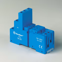 Support 10A 250V série 5533 bleu étrier métal bobine et contacts séparés 258935 FINDER 9403SMASupport 10A 250V température am ...
