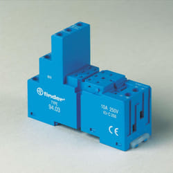 Finder - Support 10A 250V série 5533 bleu étrier métal bobine et contacts séparés 258935 9403SMA