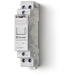 Finder - Télérupteur modulaire 2NO 16A 24V dc AgSnO2 266930 202290244000