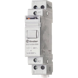 Finder - Télérupteur pour profilé 20.21.9.012.4000 1 no (t) 12 v/dc 16 a 4000 va 1 pc(s)