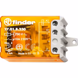 Finder Series 27 Relais pour interrupteur unipolaire 1 NA 230 VAC