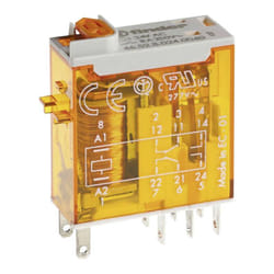 46.52.8.048.0054 Relais enfichable 48 v/ac 8 a 2 inverseurs (rt) 1 pc(s) Y527463 - Finder