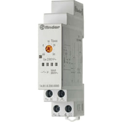 14.81.8.230.0000 Minuterie d'escalier profilé 230 v/ac W414182 - Finder