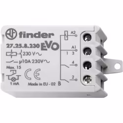 Description générale Télérupteur électromécanique de la série 27.2x EVO, conçu pour la commande directe de 15 boutons poussoi ...