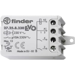 Télérupteur pour encastrement Finder 27.25.8.230.0000 2 NO (T) 230 V/AC 10 A 2300 VA 1 pc(s) S78749