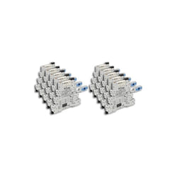 Finder - 398100240060 interface modulaire à relais électromécanique mastertimer opt° porte fusible 8 fonction bornes à cage en lot