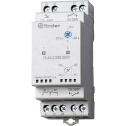 Relais de contrôle pour pompes 110 - 240 v dc/ac n/a Finder 72.42.0.230.0000 S74327