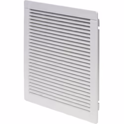 Informations techniques Matière : plastique, conforme à UL94V-0, gris clair Filtre : EU3, conforme à DIN 24185 En fibres de p ...