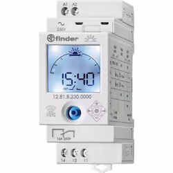 'Astro' quotidien, 35.8 mm - 1 contact, 16 A - AC (50/60Hz) - 230 V Type : Quotidien'Astro', 35,8 mm Nombre de contacts : 1 c ...