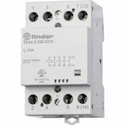 Informations techniques Contenu: 1 pc(s) Courant de charge: 63 A Dimensions: (l x H x P) 53.5 x 95.8 x 63.1 mm Dimensions pro ...