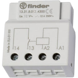 Finder - Relais de commutation pour encastrement 13.31.8.012.4300 1 no (t) 12 v/ac 12 a 1 pc(s)