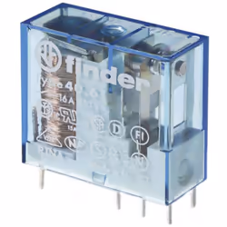 Informations techniques 1 inverseur 16 A Quadrillage : 5.0 mm Pour circuit imprimé ou culot Résistance à la tension des conta ...