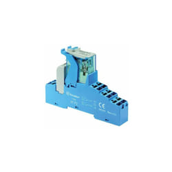 Finder - Relais d'interface 12V c.c., DPDT-2C/0, montage Rail din, série , 4C Series ( Prix pour 1 )