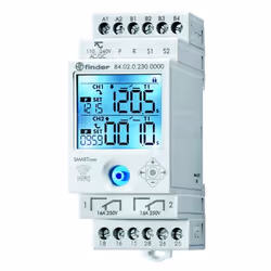 Finder 84.02.0.230.0000, Gris, 16 A, CE, 110 - 240 V, 35 x 88,8 x 56,5 mm