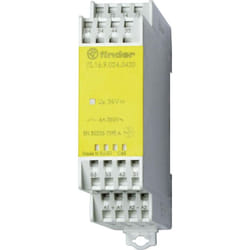 Finder - 7S.16.9.024.5420 Relais industriel Tension nominale: 24 v/dc Courant de commutation (max.): 6 a 4 no (t), 2 nf (r) 1 pc(s) W048222