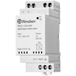 78.25.1.230.2400 Alimentation rail din 24 v/dc 1 a 25 w Contenu 1 pc(s) X269202 - Finder
