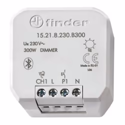 Gradateur YESLY 300W Bluetooth Finder, avec les caractéristiques suivantes : Tension d'alimentation : 230 V AC (50/60 Hz) 1 s ...