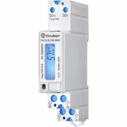 description Compteur d'énergie électronique avec interface S0, pour courant alternatif monophasé avec affichage LCD à 7 chiff ...
