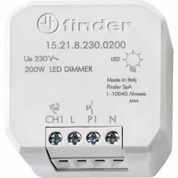description Variateur miniature électronique pour montage encastré ou pour prise de commutation (diamètre 60 mm) avec une pui ...