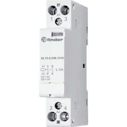 22.72.0.024.1517 Contacteur d'installation 1 nf (r), 1 no (t) 230 v/ac, 400 v/ac 1 pc(s) W418242 - Finder